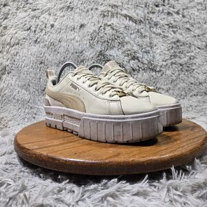 Puma Mayze Women Sz 9 Y2K Style Leather Futurism Sneaker Trainers Platform Shoes